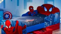 desain kamar tidur anak spiderman